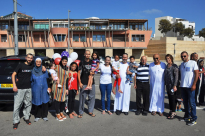 بالصور: عودة الفوج الأول لمعتمري العشر الاواخر من رمضان إلى مدينة يافا بسلام